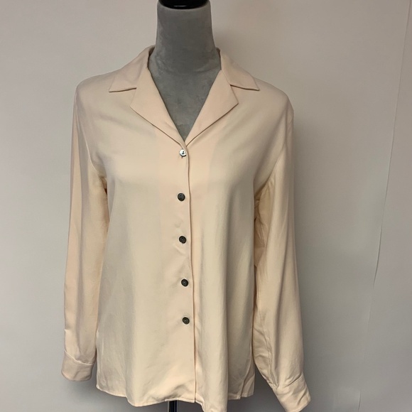 Talbots Silk Blouse Office Professional Career Mature Sophisticated Womens SZ 6 - Picture 1 of 9